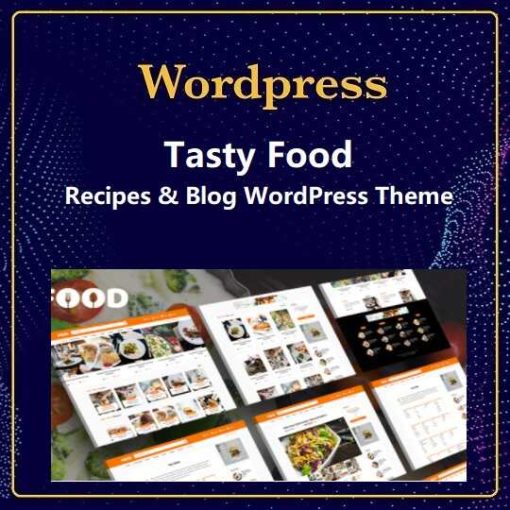 Recipes & Blog WordPress Theme