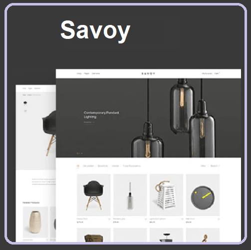 Savoy Minimalist AJAX WooCommerce Theme