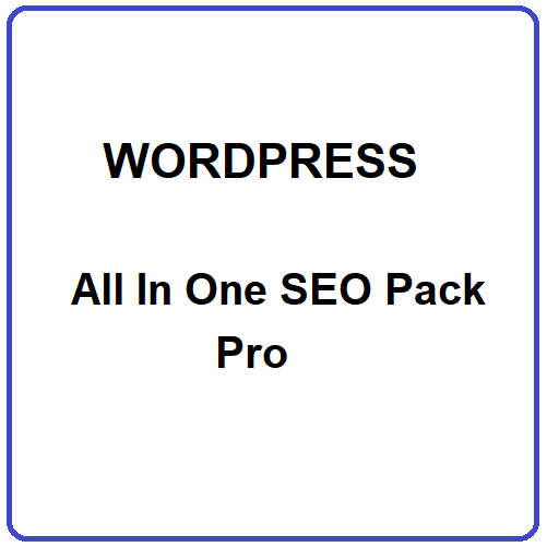 All In One SEO Pack pro